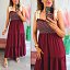 Vestido Bimba Granate